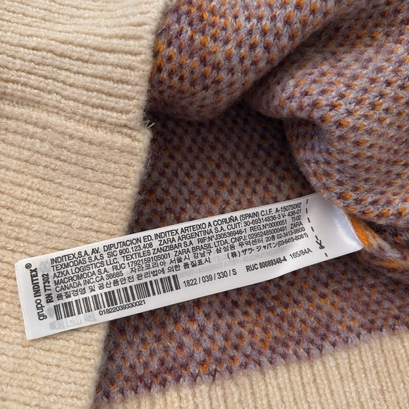 Zara Floral Jacquard Oversized Sweater Vest - Picture 10 of 10